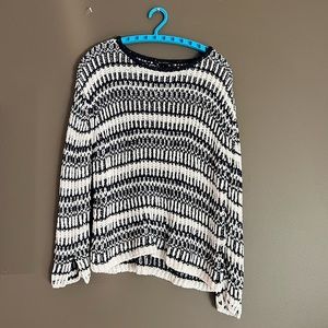 ST John knit sweater - black/white